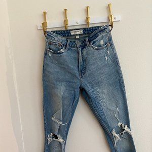 Abercrombie & Fitch Curve Love Skinny High-Rise Jeans